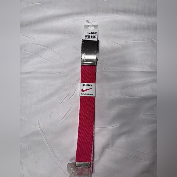 NWT Nike web belt men adjustable up to size 42, stretch material and reversible - Picture 4 of 8